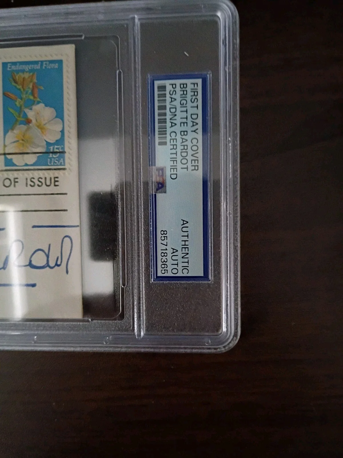 Brigitte Bardot — BRIGITTE BARDOT Autographed Signed FDC..MOVIE LEGEND..(d.2025) PSA/DNA Slabbed, image 4