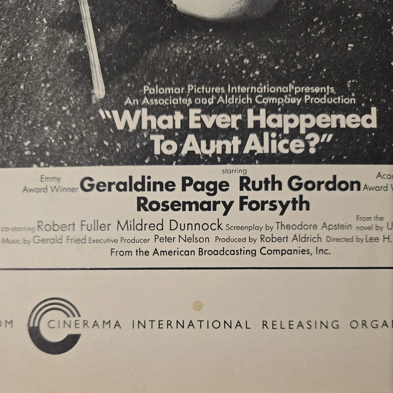 WHATEVER HAPPENED TO AUNT ALICE? press book 1969 Ruth Gordon Geraldine Page, изображение 4