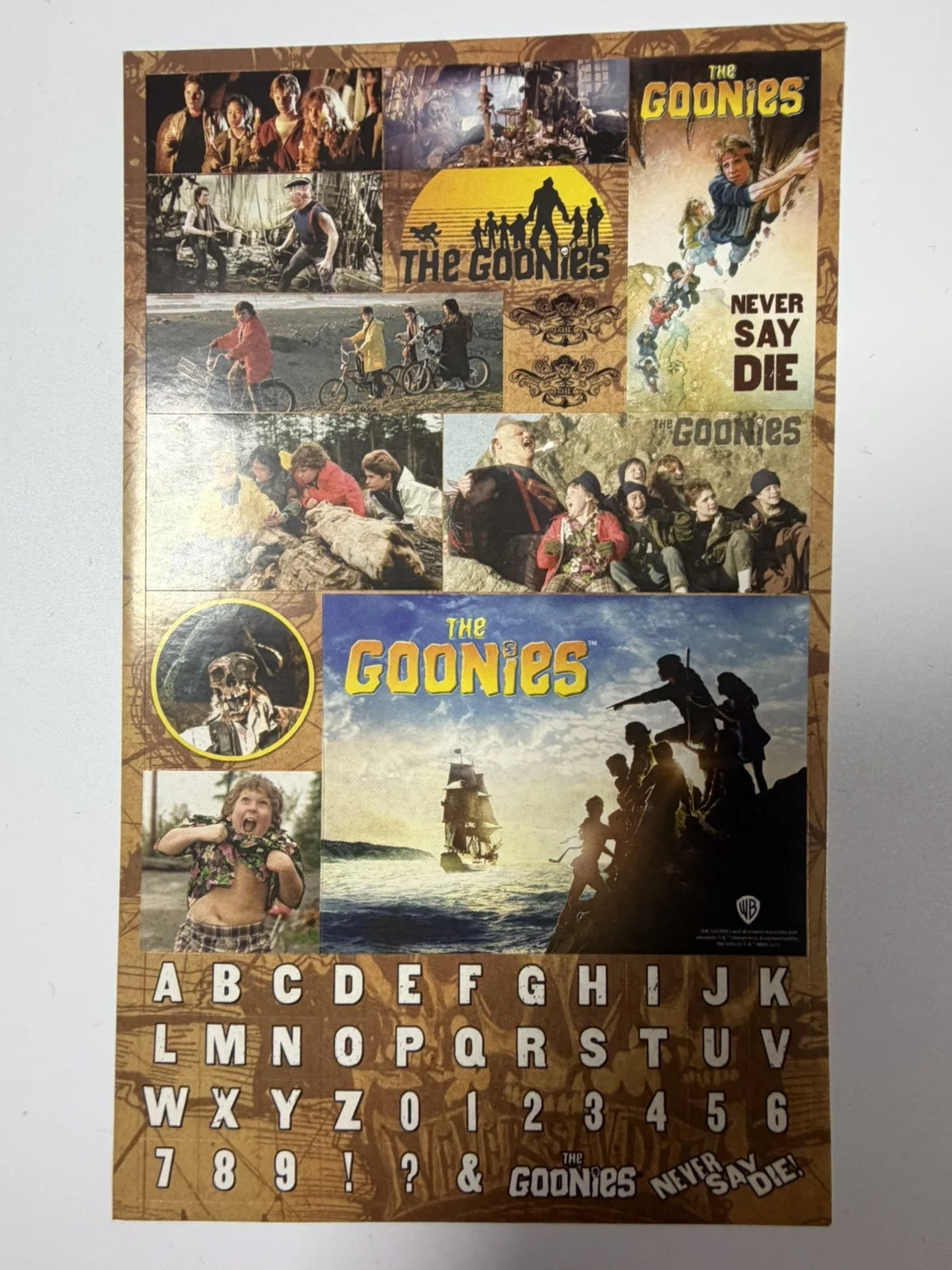 The Goonies A5 NOTEBOOK + Slipcover 240 pages stickers sheet included, изображение 5