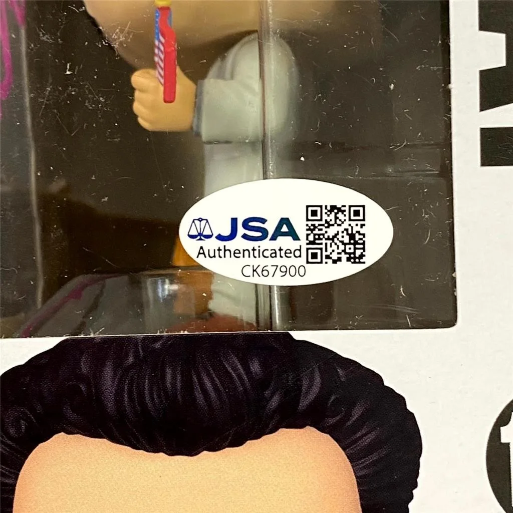 Sacha Baron Cohen signed Borat Funko Pop! #1269 autograph (A) ~ JSA, изображение 2