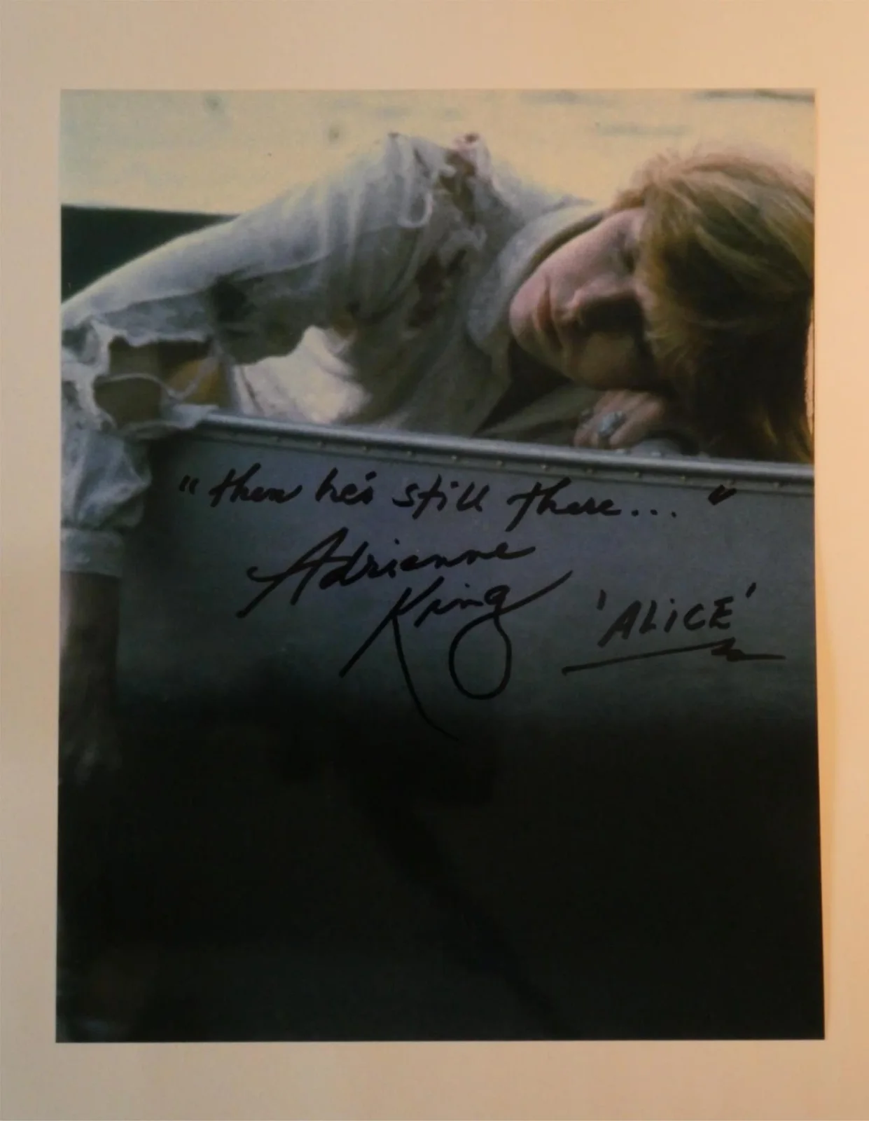 Adrienne King — Adrienne King Signed 8x10 Photo Autographed Alice Friday The 13th