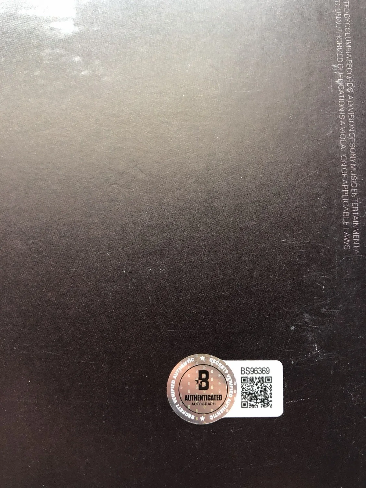 Miley Cyrus Signed Autographed Something Beautiful LP Vinyl Beckett COA, image 3