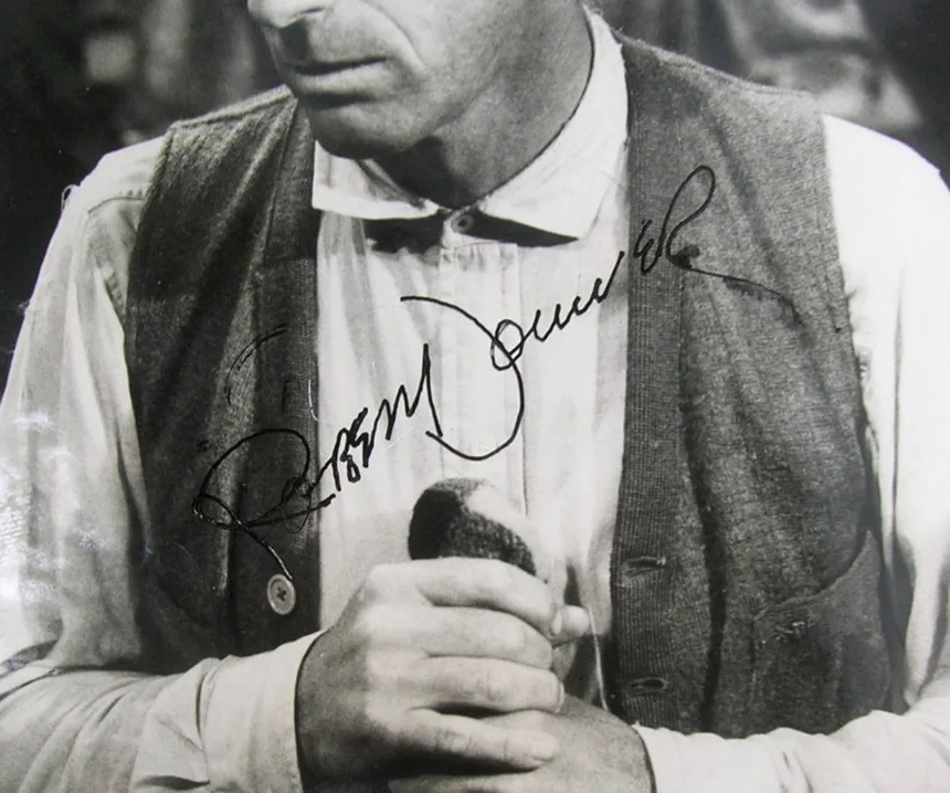 ROBERT DONNER — ROBERT DONNER VINTAGE AUTOGRAPH PHOTO, image 2