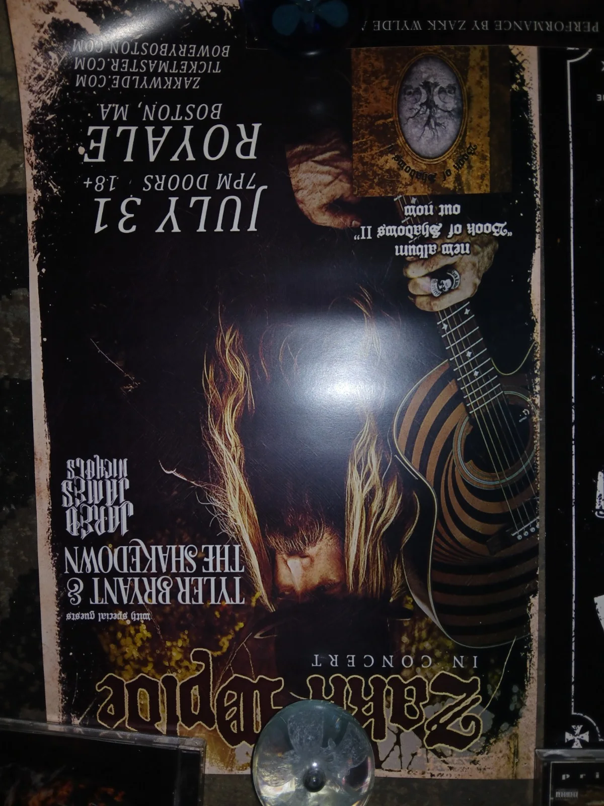 Black Label Society Signed Original CD Booklet Grimliest Hits, Pride & Glory, image 2