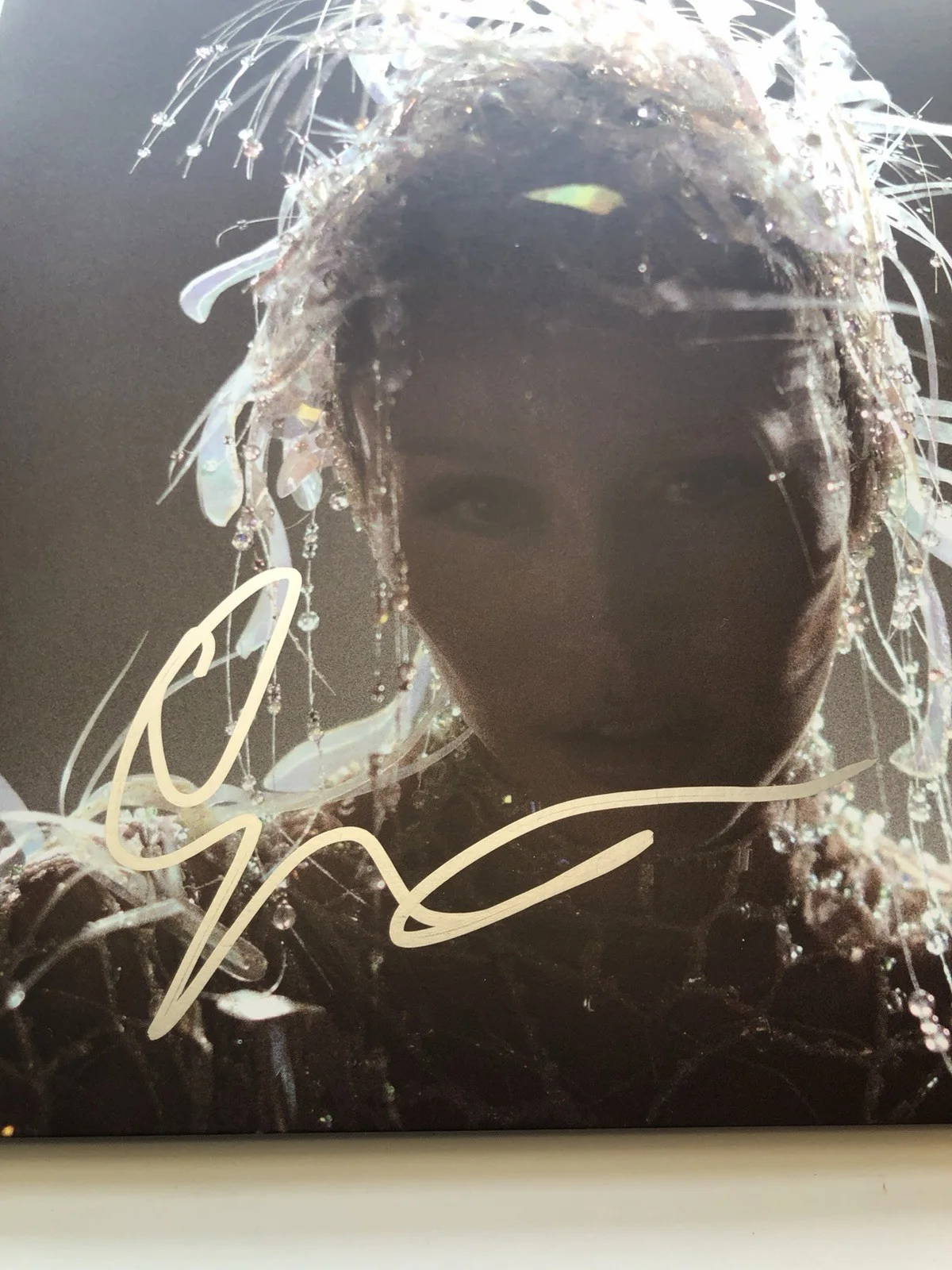 Miley Cyrus Signed Autographed Something Beautiful LP Vinyl Beckett COA, image 3