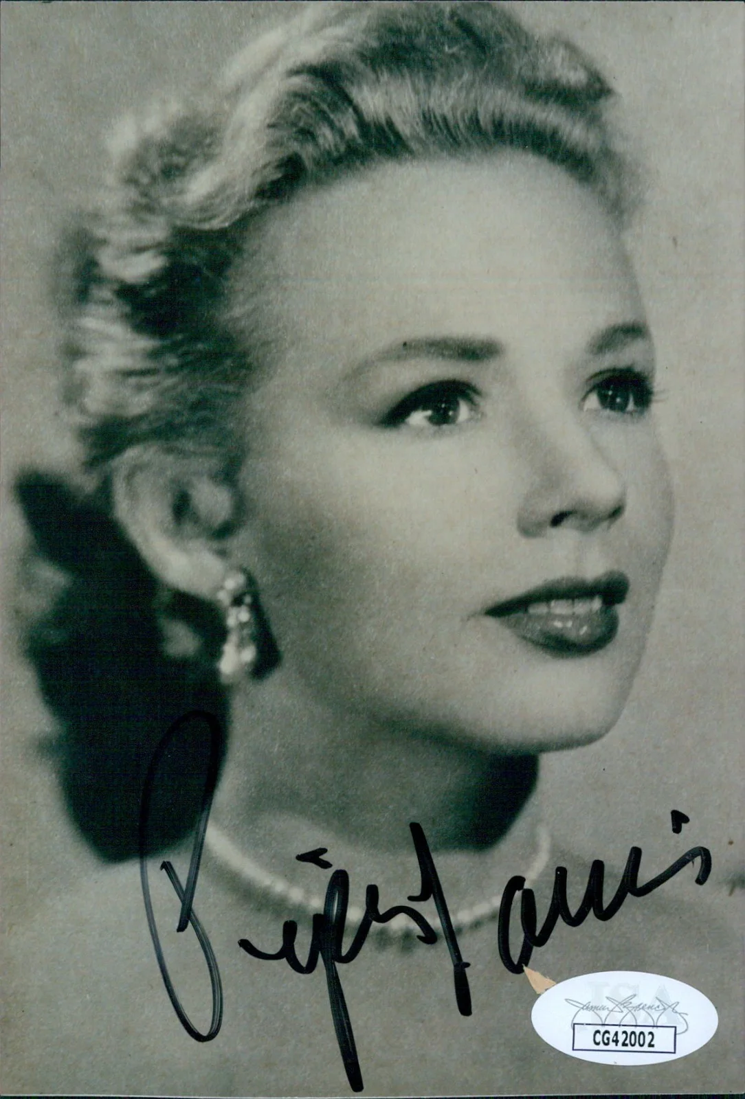 Piper Laurie — Piper Laurie Actress Signed 4x6 Glossy Photo JSA Authenticated