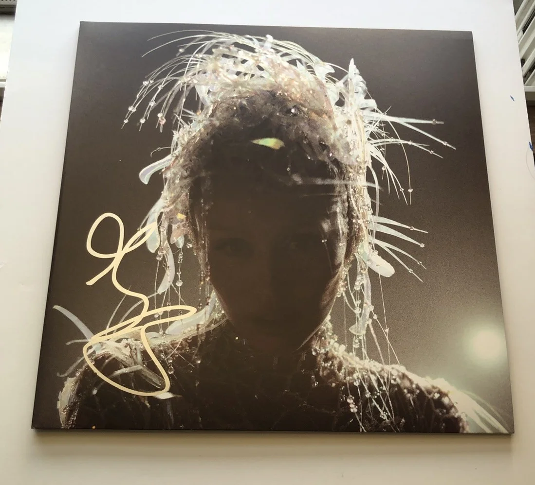 Miley Cyrus Signed Autographed Something Beautiful LP Vinyl Beckett COA, image 2