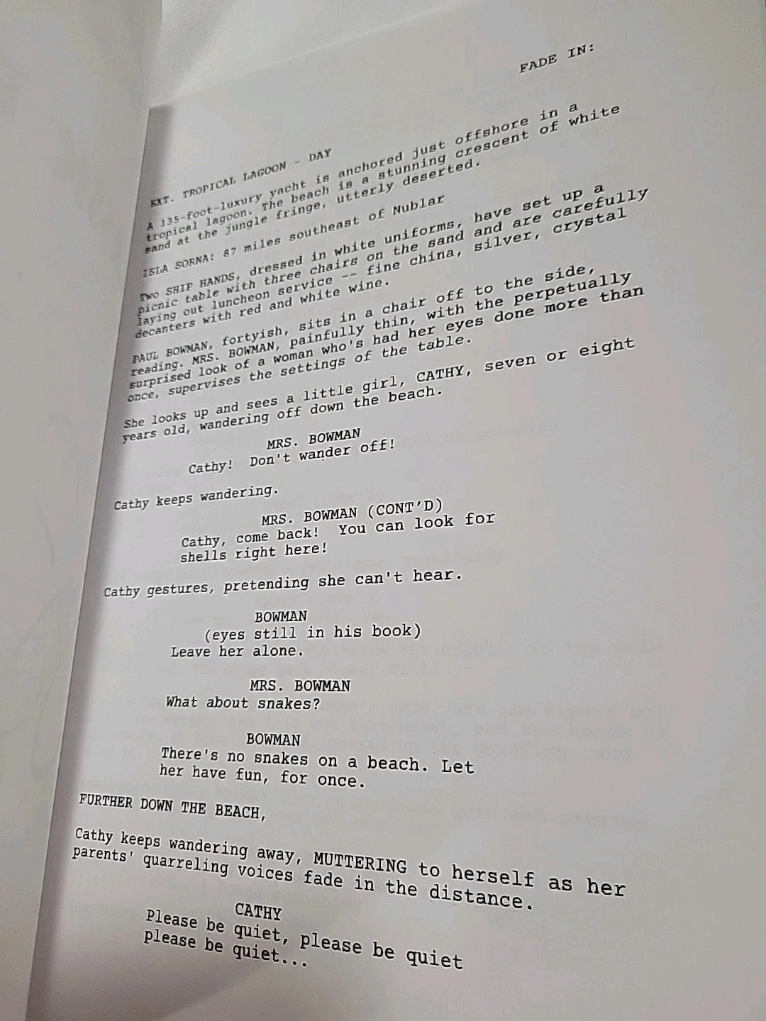 Jurassic Park Screenplay Signed Mint Condition Unsealed For Pics Dec 11 1992, image 4