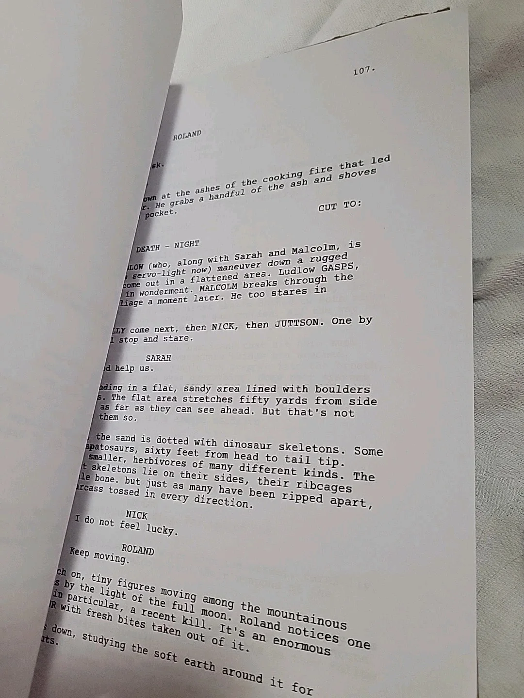 Jurassic Park Screenplay Signed Mint Condition Unsealed For Pics Dec 11 1992, image 5