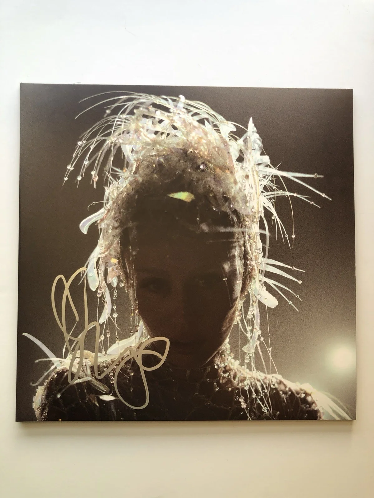Miley Cyrus Signed Autographed Something Beautiful LP Vinyl Beckett COA, image 2