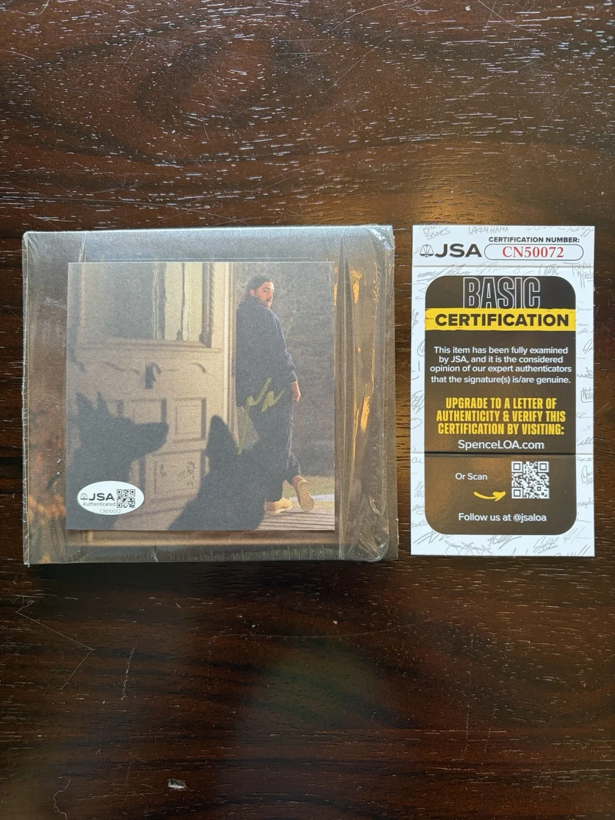 Noah Kahan The Great Divide SIGNED CD Autographed Insert - JSA COA - NEW, image 2