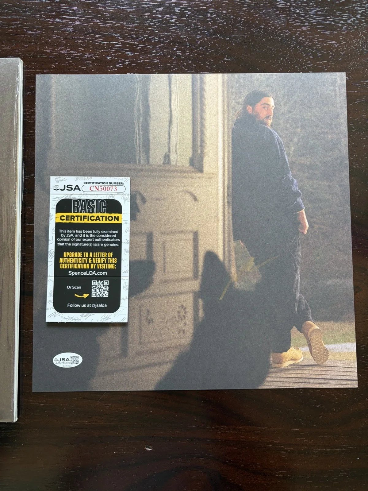 Noah Kahan The Great Divide SIGNED VINYL Autographed Insert - JSA COA - NEW, изображение 2