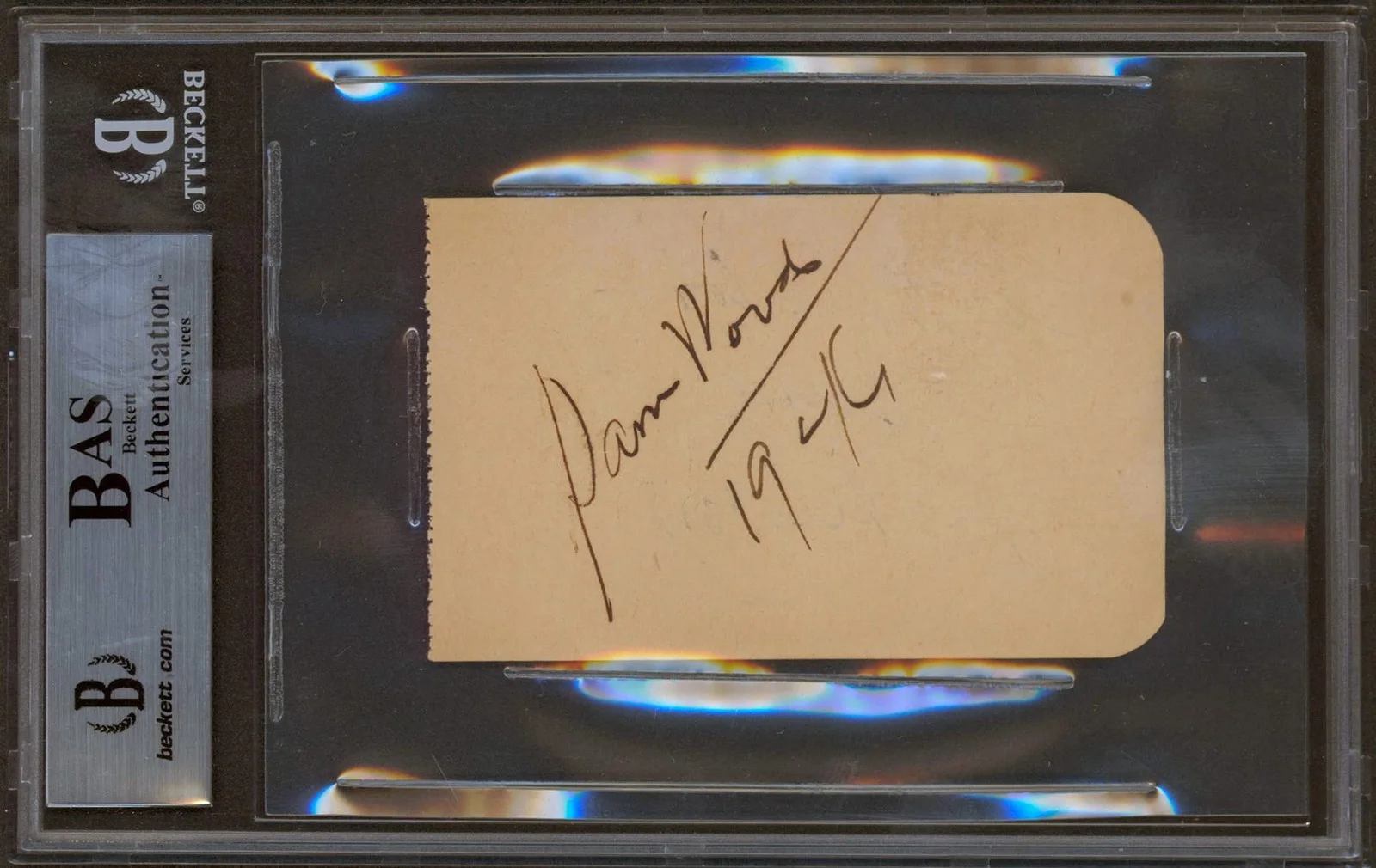 June Allyson — June Allyson Little Women Authentic Signed 2.4x3.85 Album Page BAS Slabbed, изображение 5