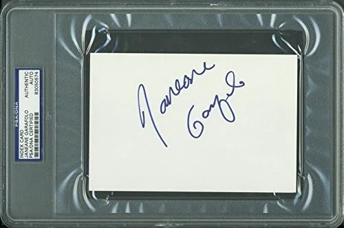 Janeane Garafolo — Janeane Garafolo Authentic Signed 4x6 Index Card Autographed PSA/DNA Slabbed 2, image 2