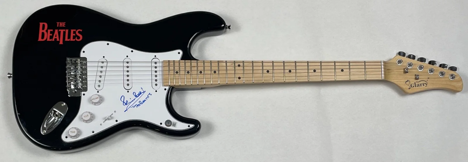 Pete Best The Beatles Signed Autograph Electric Guitar Band Drummer Beckett COA, image 3