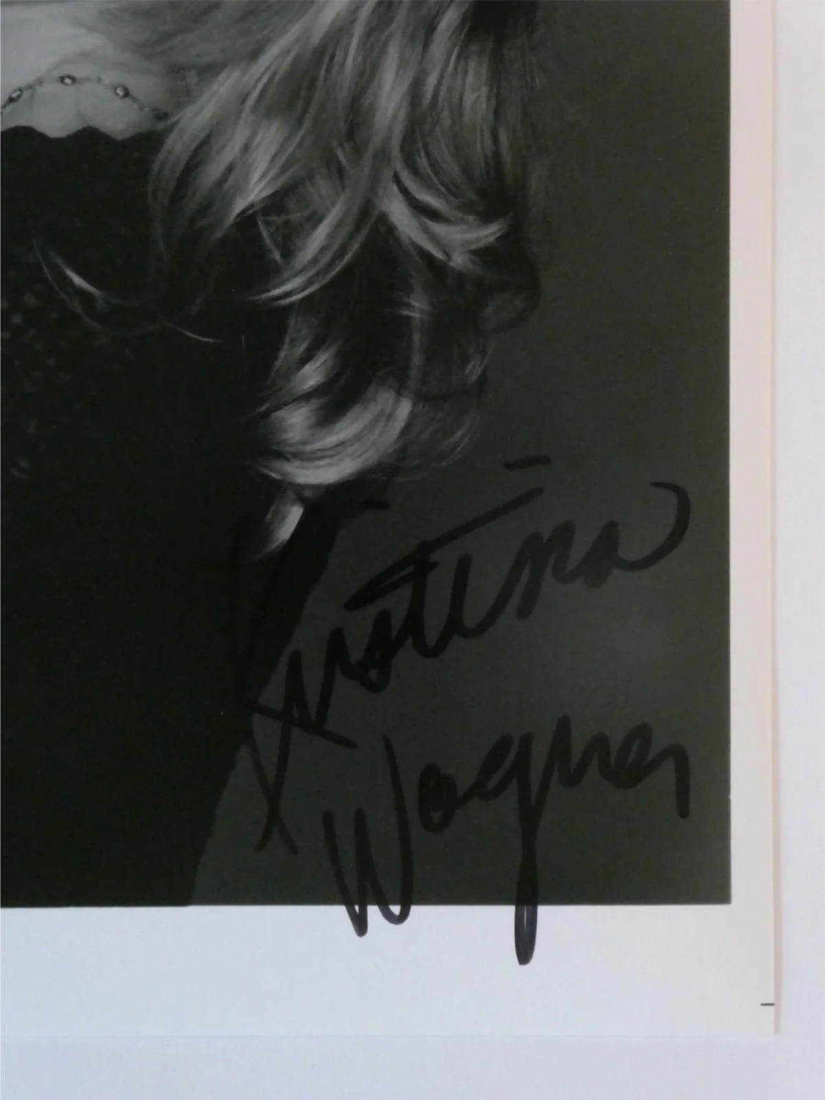 Kristina Wagner — Kristina Wagner Signed 8x10 B&W Photo Autographed General Hospital, изображение 2