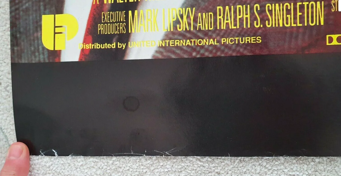 ANOTHER 48 HOURS ROLLED ORIGINAL 1990 UK QUAD MOVIE POSTER 30"x40" NOLTE, MURPHY, image 3