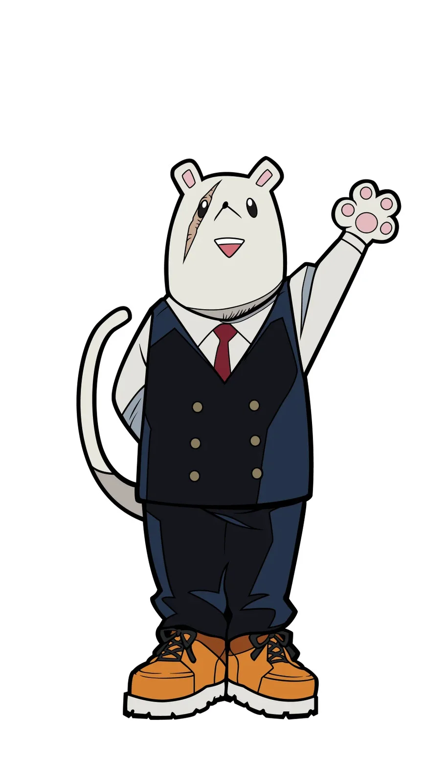 FiGPiN Principal Nezu (0357) My Hero Academia (LE1000) 3-Inch Enamel Pin, изображение 4