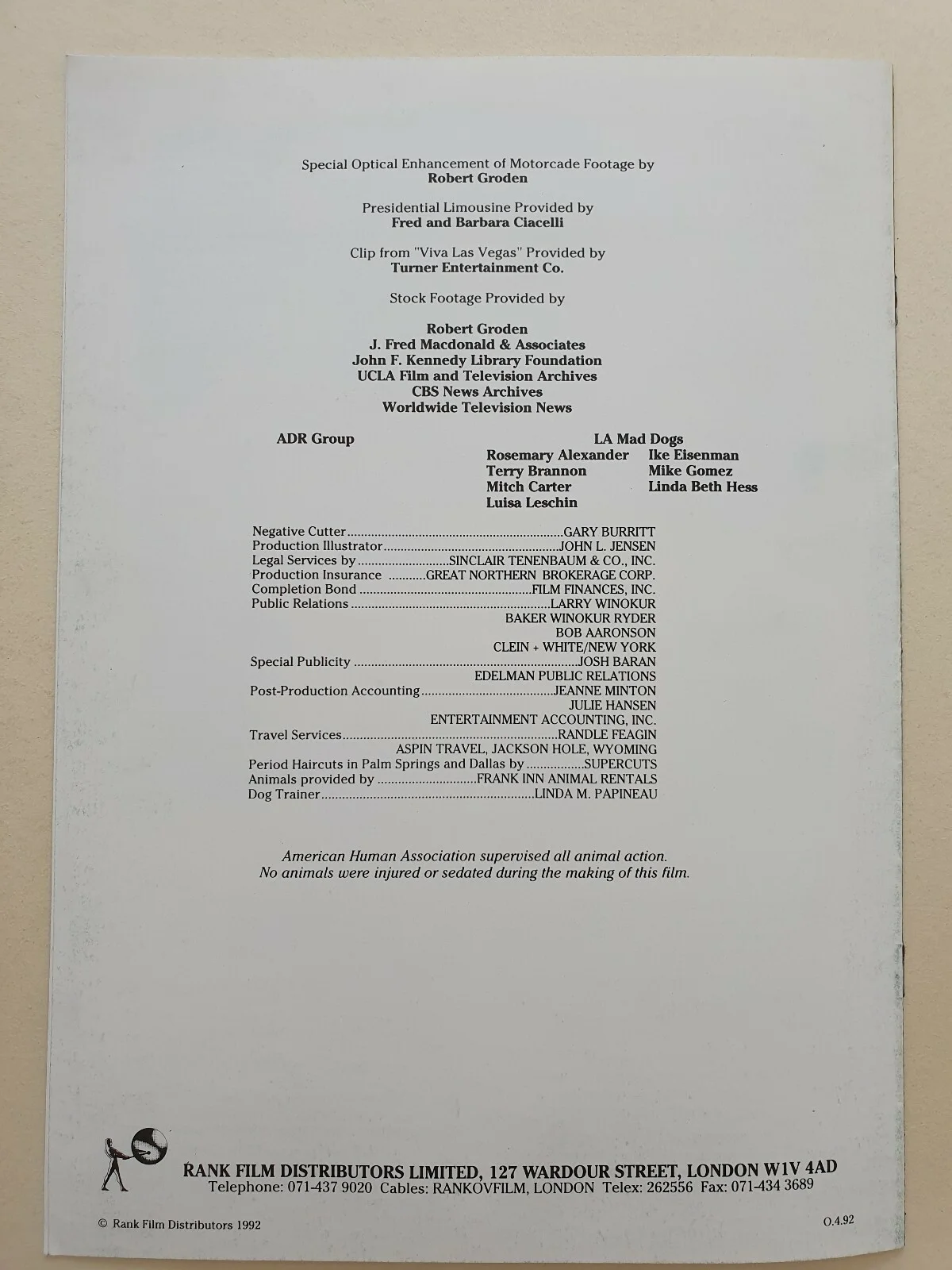 RUBY - 2 VINTAGE ORIGINAL UK PRESS SYNOPSIS BOOKLETS - SHERILYN FENN, image 5