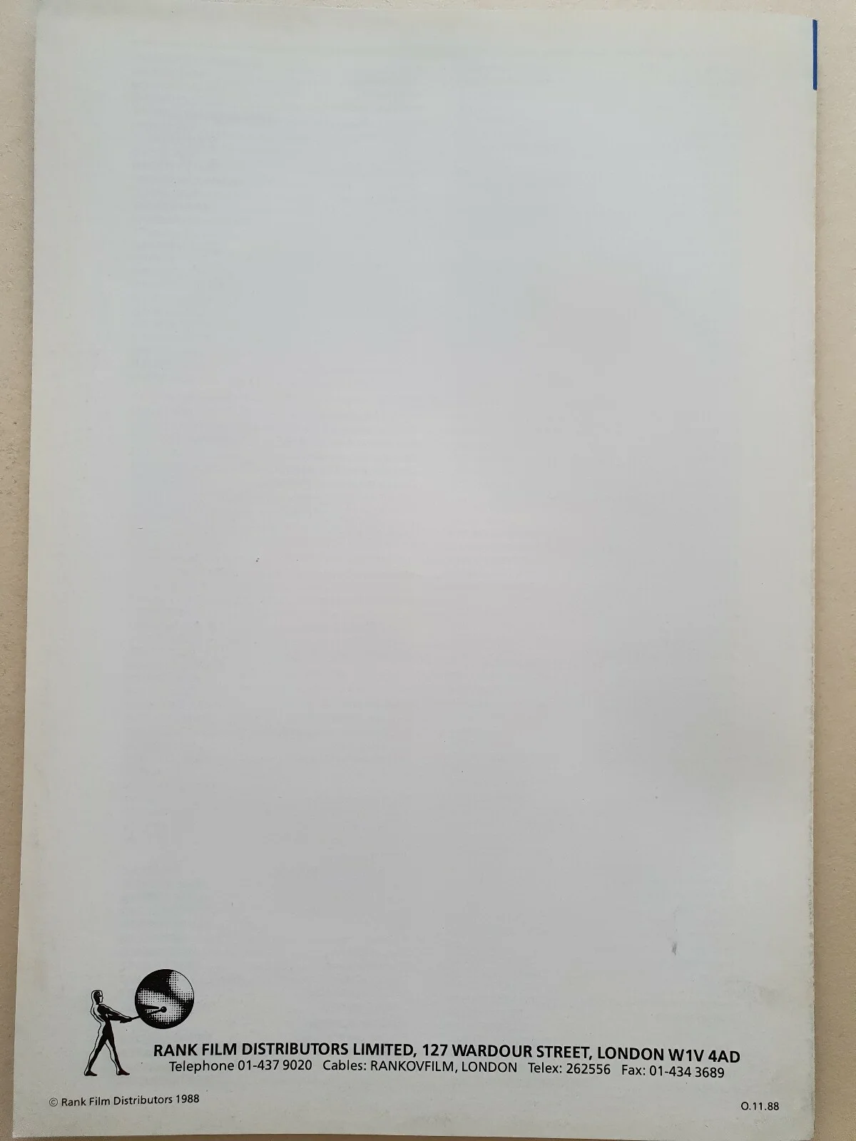 PHYSICAL EVIDENCE - VINTAGE PRESSBOOK & SYNOPSIS SHEET - BURT REYNOLDS, RUSSELL, image 4