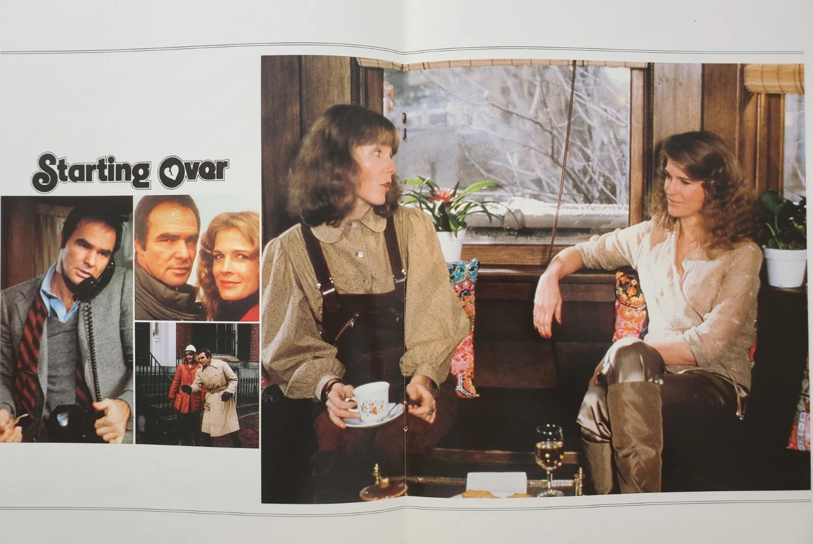STARTING OVER - VINTAGE 1980 SOUVENIR BROCHURE - BURT REYNOLDS, BERGEN - JAPAN, изображение 4