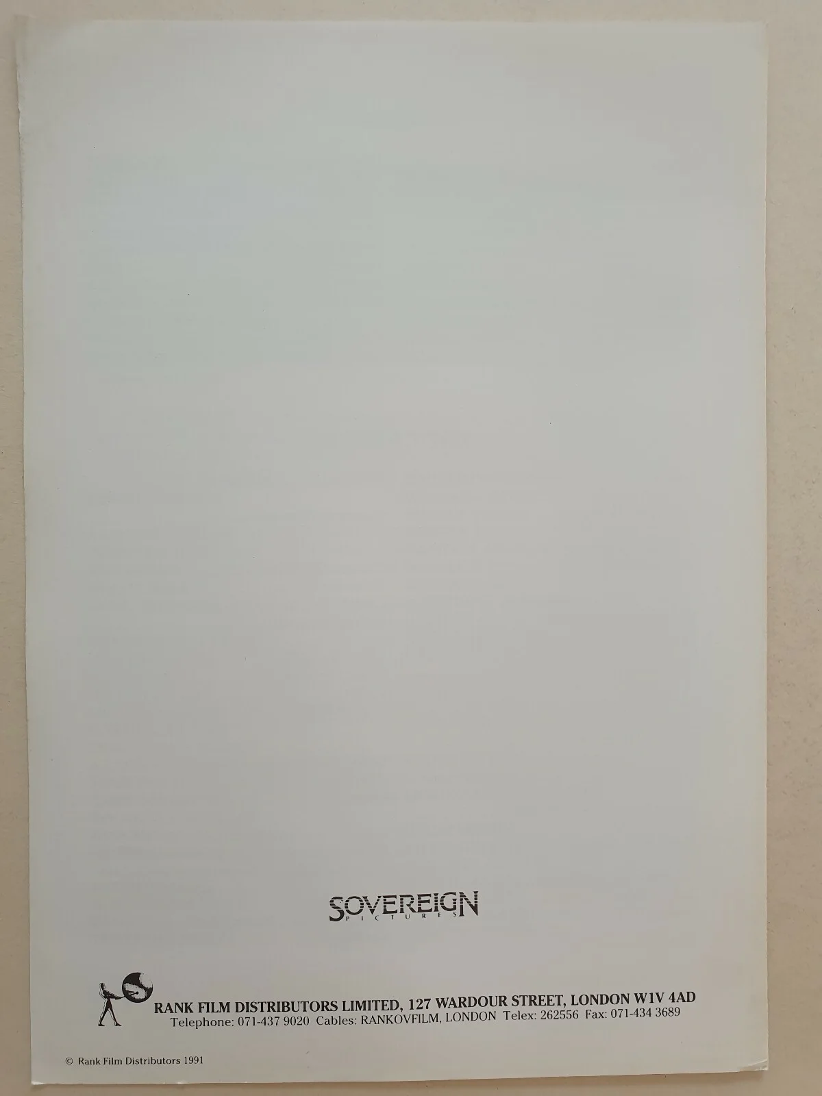 WHERE ANGELS FEAR TO TREAD - VINTAGE SYNOPSIS BOOKLET - HELENA BONHAM CARTER, изображение 3