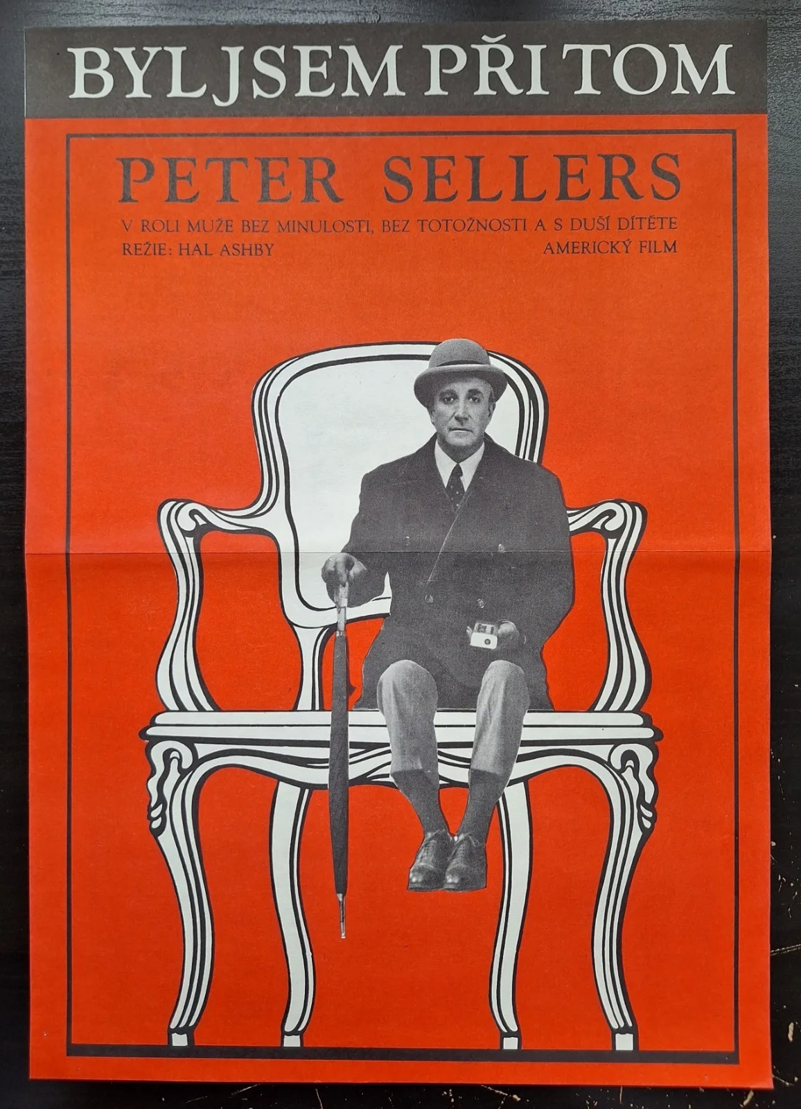 BEING THERE, PETER SELLERS 2 x ORIGINAL A3 & A4 CZECH MOVIE POSTER, ALEXEJ JAROS, изображение 2