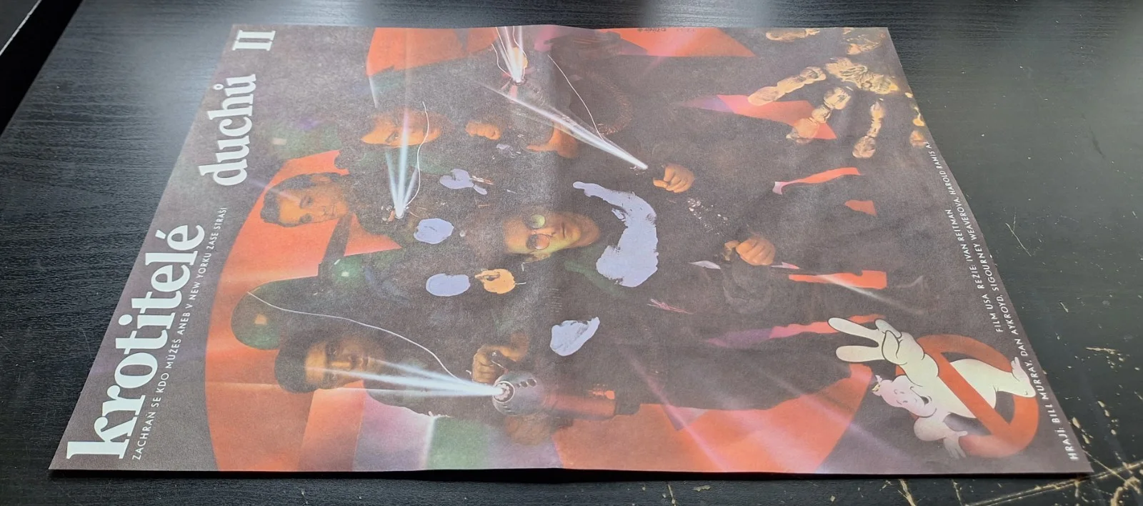 GHOSTBUSTERS II, IVAN REITMAN, ORIGINAL A3 CZECH MOVIE POSTER, ZDENEK ZIEGLER, изображение 3