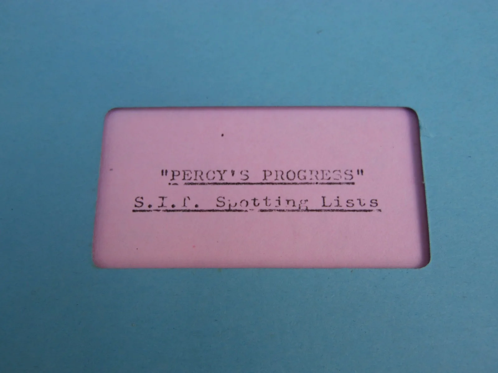 Vintage "PERCY'S PROGRESS" Spotting Lists Original Movie Script 1974, image 4