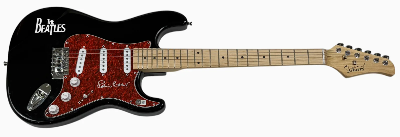 Pete Best The Beatles Signed Autograph Electric Guitar 1st Drummer Beckett COA, image 2