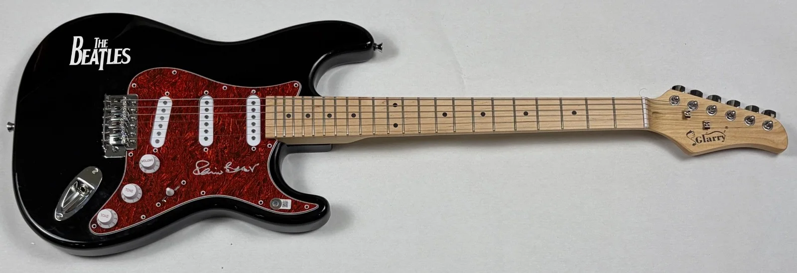 Pete Best The Beatles Signed Autograph Electric Guitar 1st Drummer Beckett COA, image 3