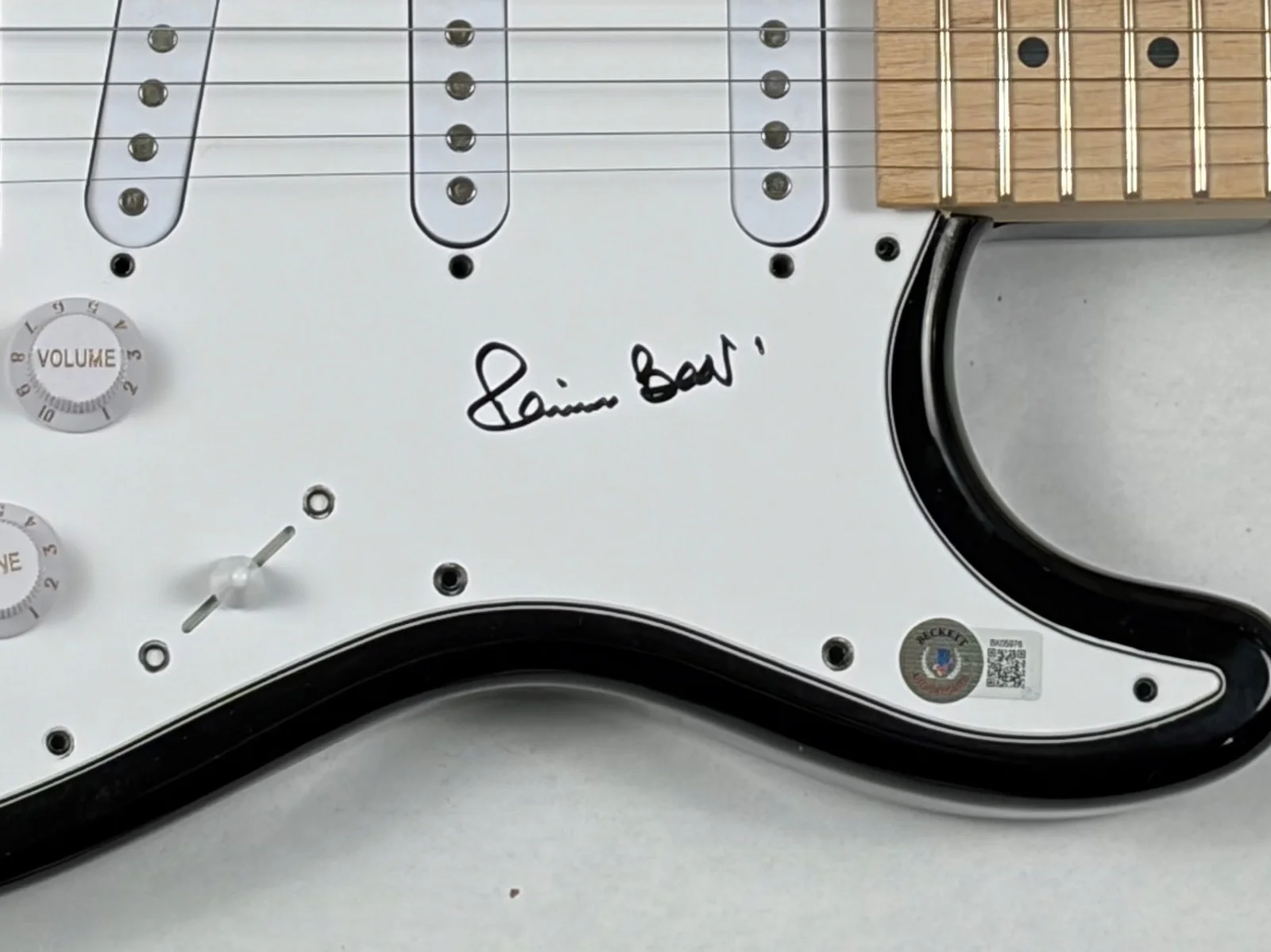 Pete Best The Beatles Signed Autograph Electric Guitar Original Band Drummer BAS, изображение 5