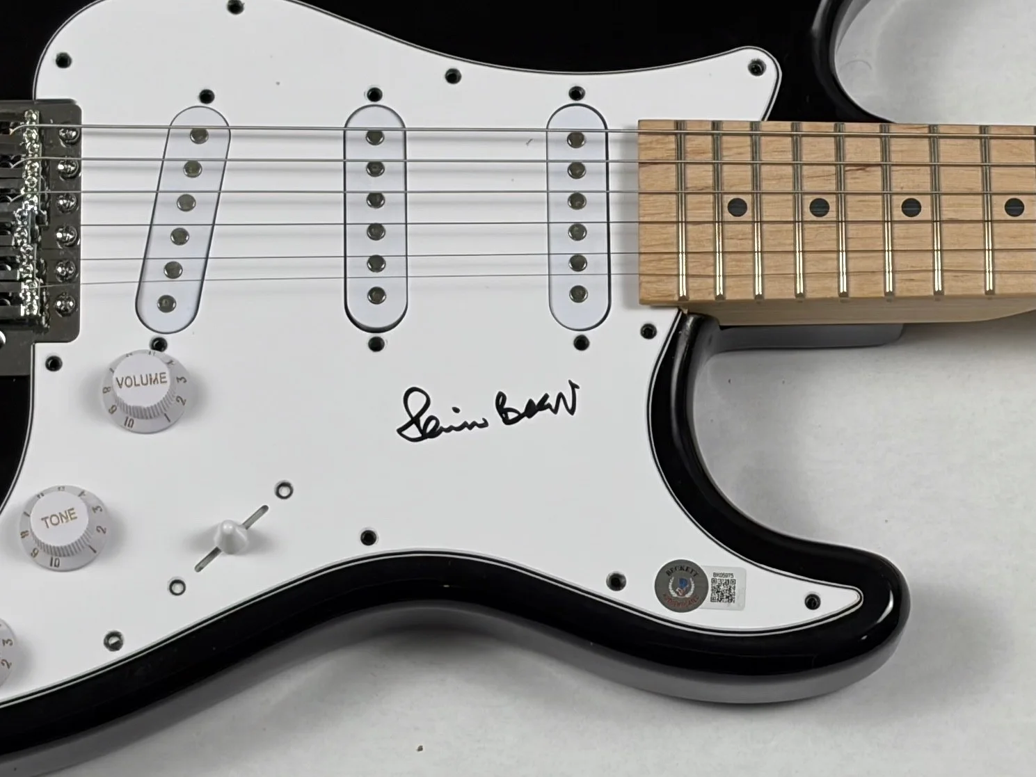 Pete Best The Beatles Signed Autograph Electric Guitar Fifth Beatle Beckett COA, image 4