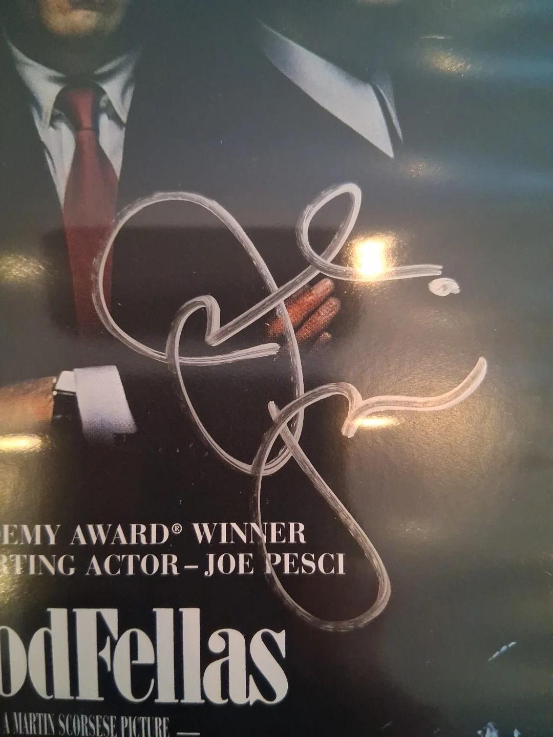 Joe Pesci last signing w/exact proof 1 of 1 — Joe Pesci Signed & Verified W/Exact Proof 1 Of 1, изображение 5