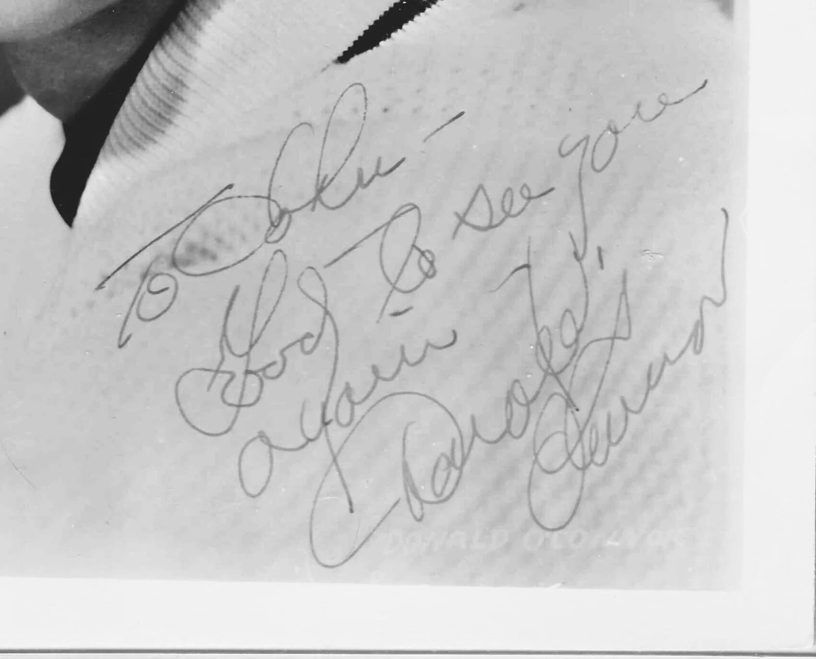 Donald O'Connor — DONALD O'CONNOR Signed 8 x 10 "Singing in the Rain", "Francis Talking Mule" COA, изображение 2