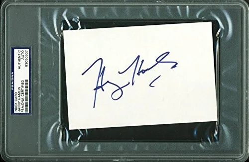 Harry Hamlin — Harry Hamlin Authentic Signed 4X6 Index Card Autographed PSA/DNA Slabbed, image 2