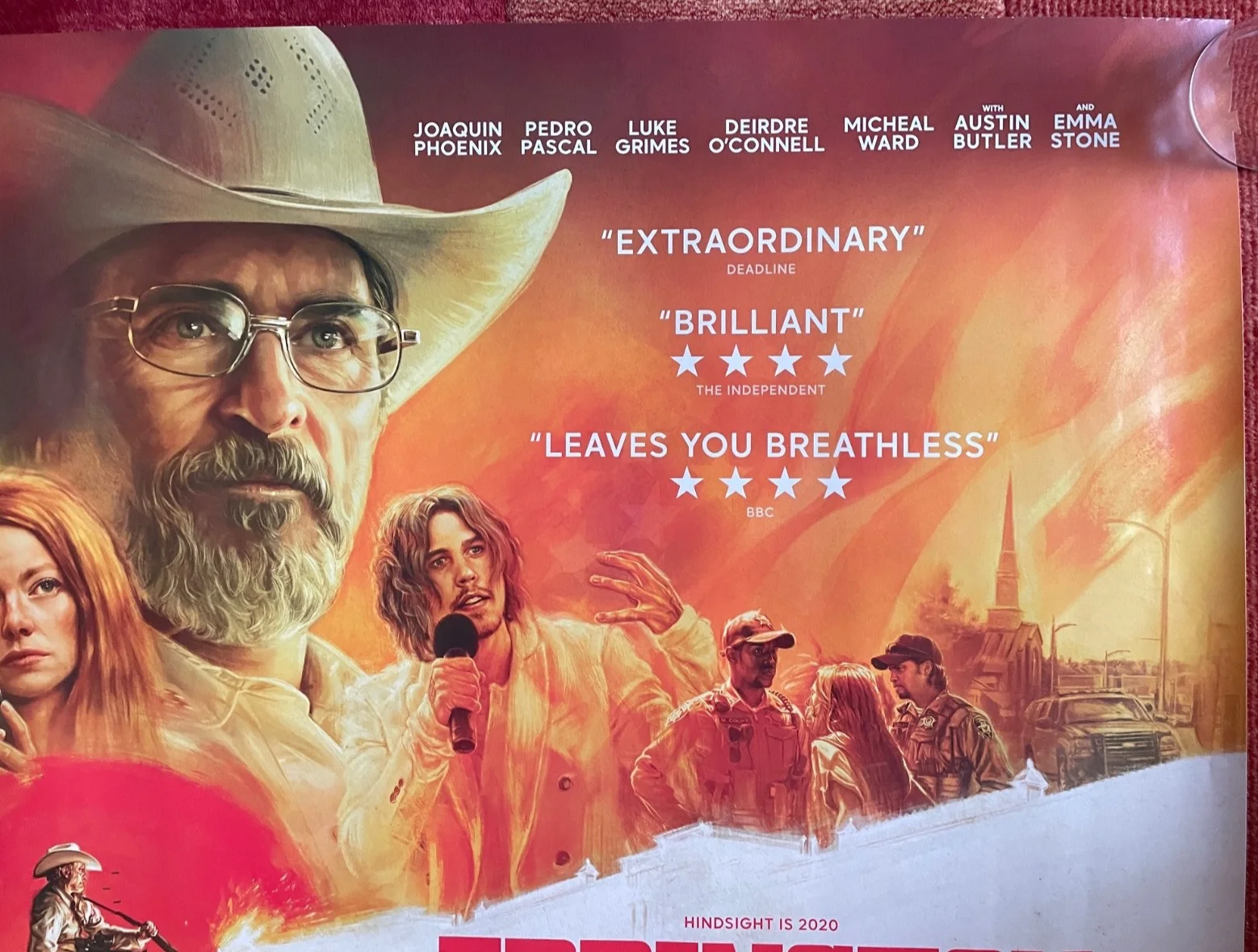 EDDINGTON (2025) Original UK Quad Movie Poster Pedro Pascal Emma Stone, image 3