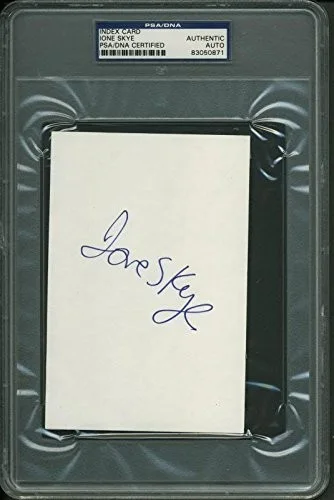Ione Skye — Ione Skye Authentic Signed 4X6 Index Card Autographed PSA/DNA Slabbed 1, image 2