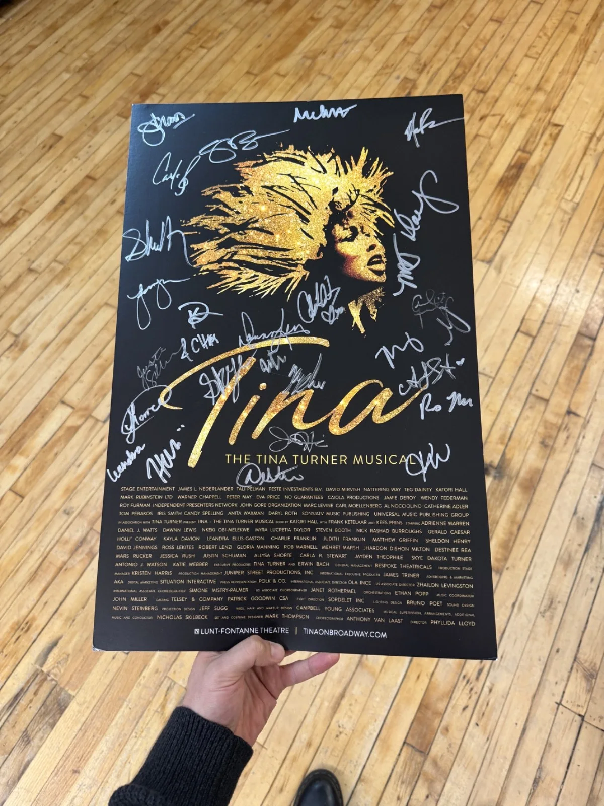 Tina Turner Broadway signed poster, image 3