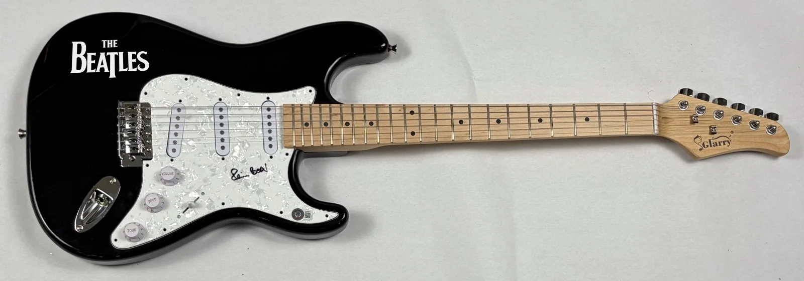 Pete Best The Beatles Signed Autograph Electric Guitar Fifth Beatle Beckett COA, image 3