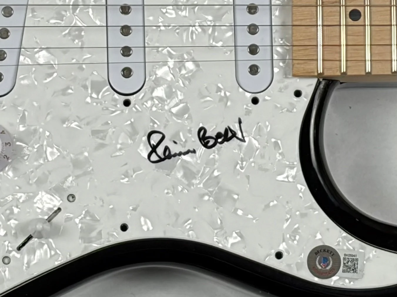 Pete Best The Beatles Signed Autograph Electric Guitar Fifth Beatle Beckett COA, image 5