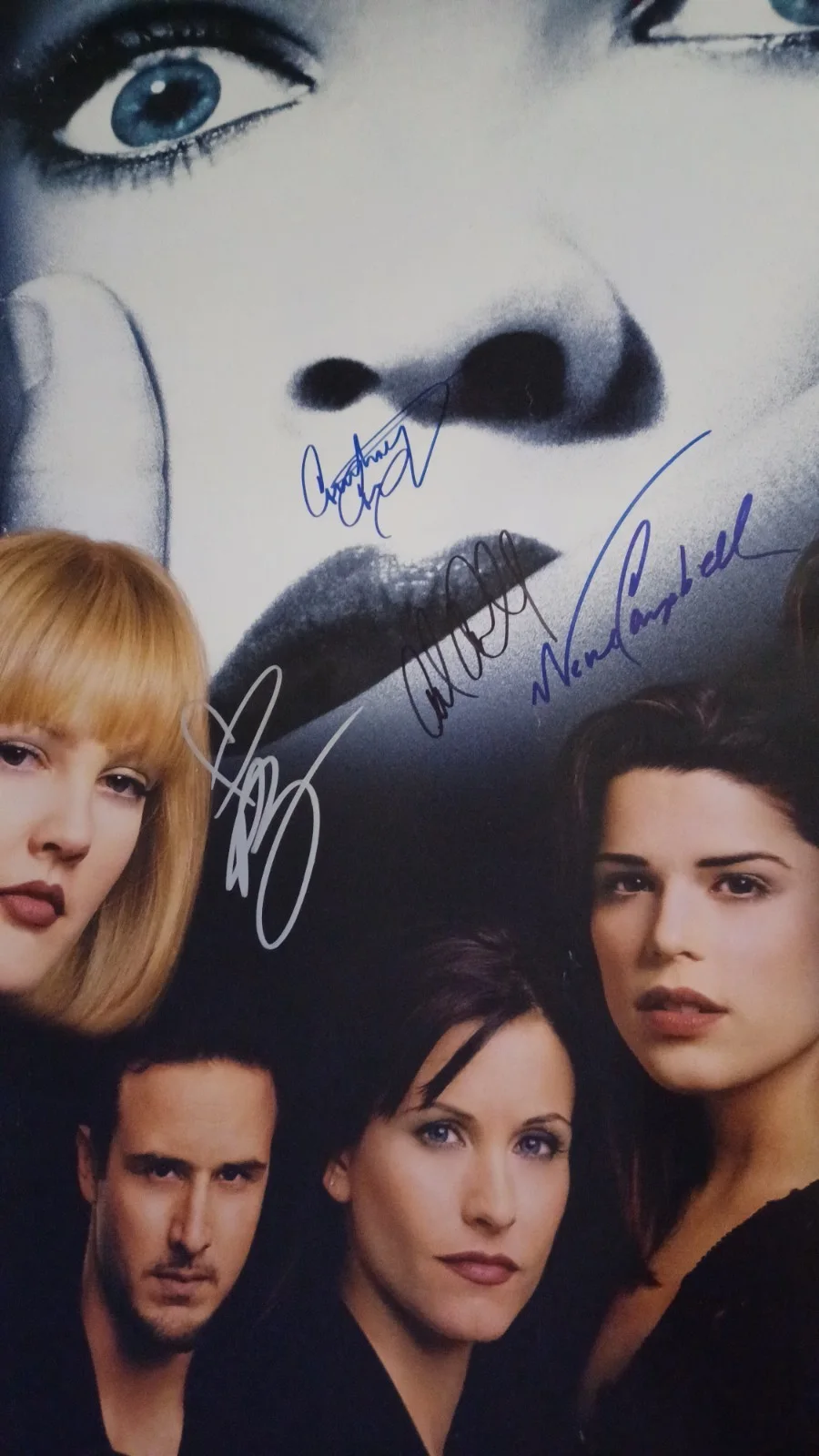 Scream Poster Signed 40×26 W/COA, image 2