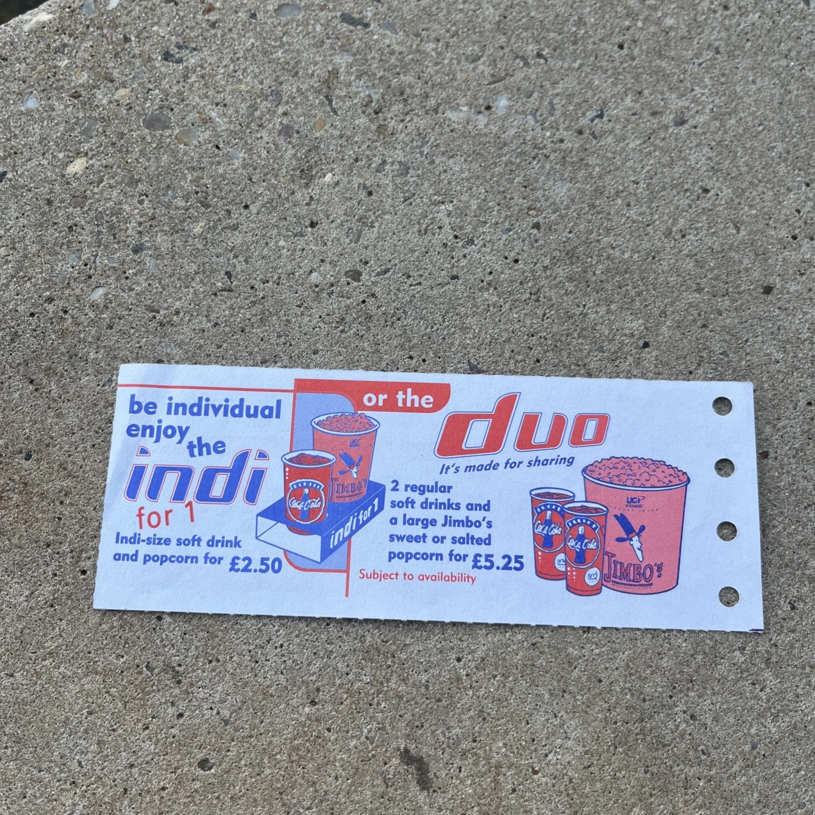 VINTAGE MOVIE STUB STAR WARS SPECIAL EDITION 1997 UCI, image 3