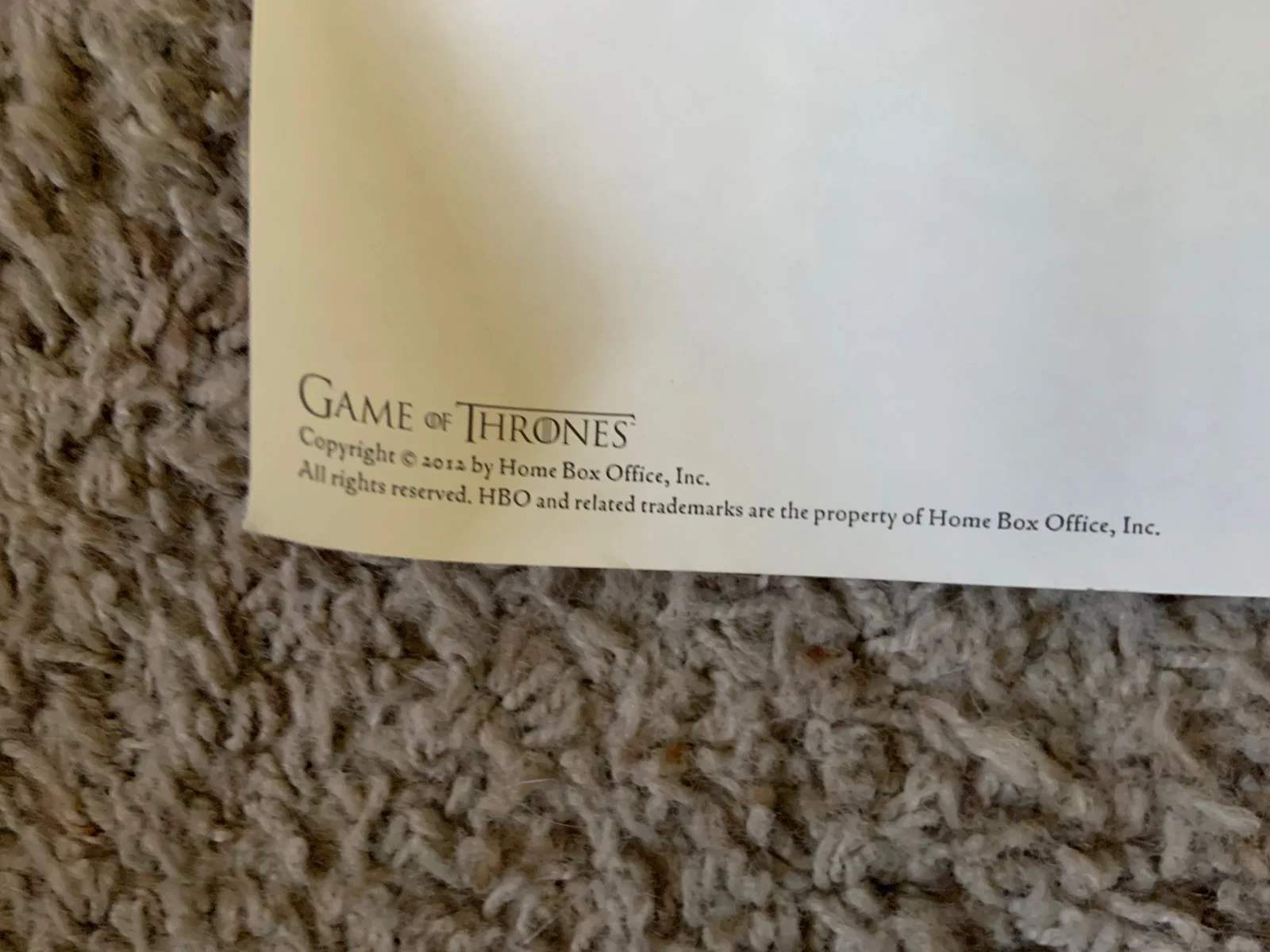 George R.R. Martin SIGNED Game of Thrones Map Autographed Poster Rolled ASOIAF, изображение 3