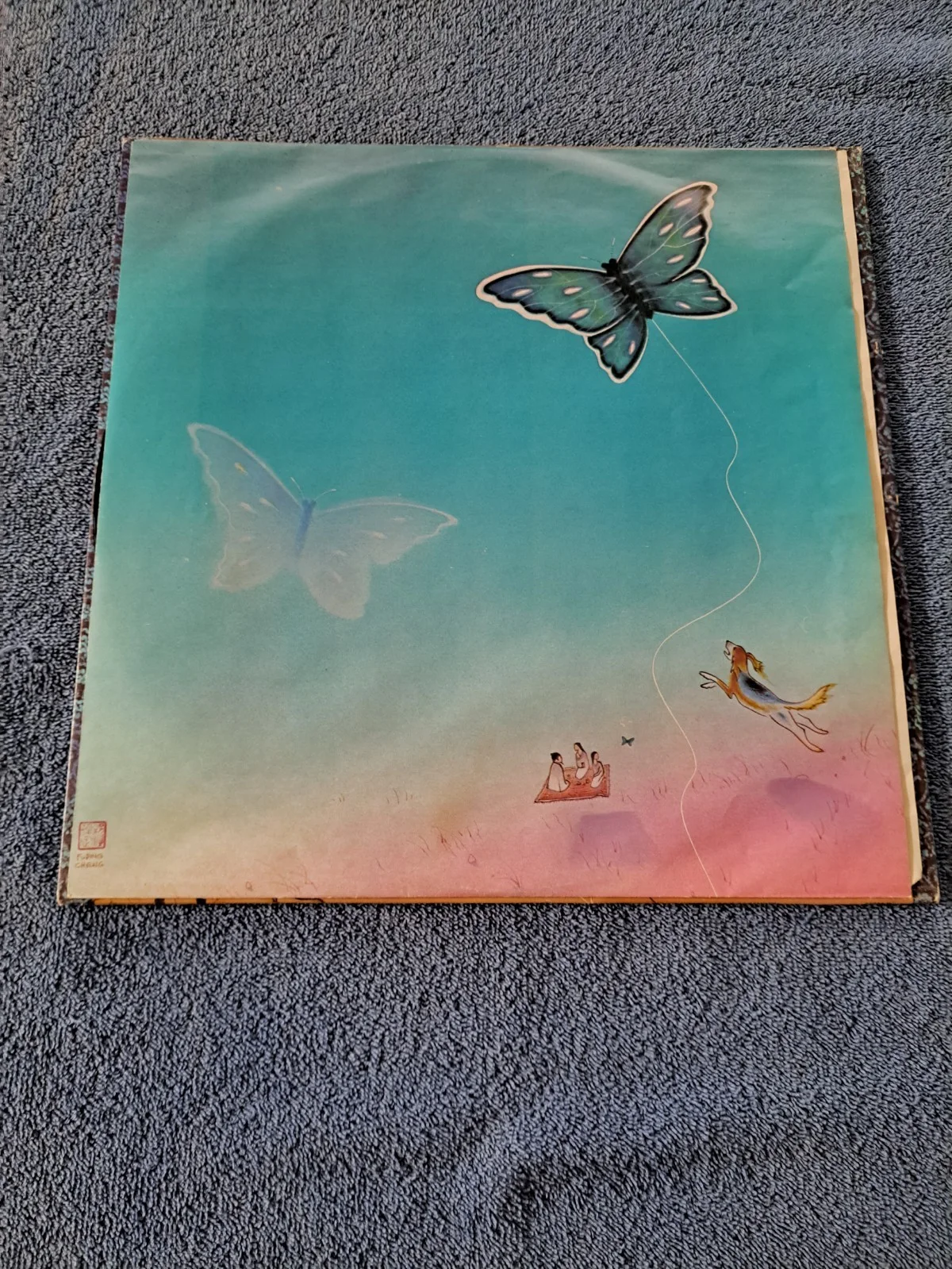 STEVE FOSSEN & MICHAEL DEROSIER FROM HEART SIGNED DOG & BUTTERFLY VINYL JSA COA, изображение 5