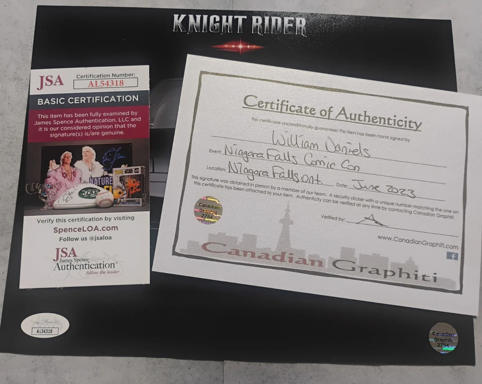 William Daniels Hand Signed Autograph 8x10 Photo JSA COA Knight Rider US TARIFFS, изображение 4