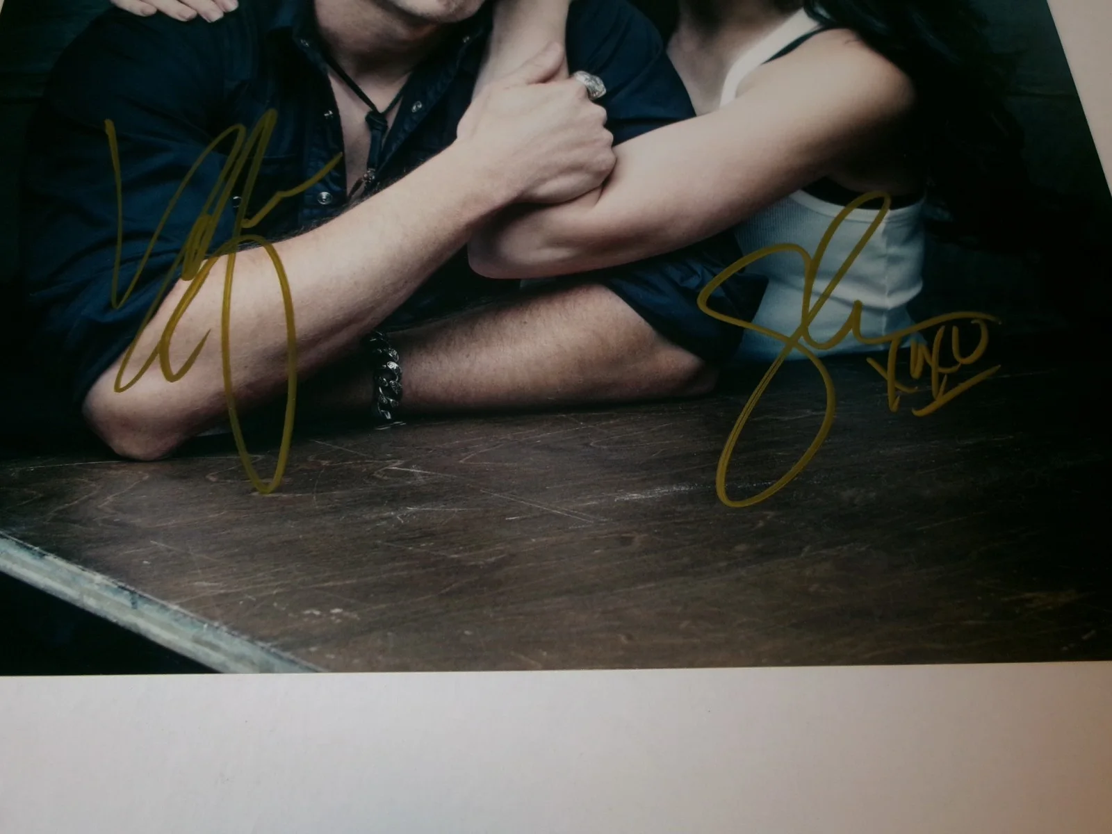 Thompson Square Keifer & Shawna Thompson 11X14 Color Photo SIGNED JSA CERT, изображение 2