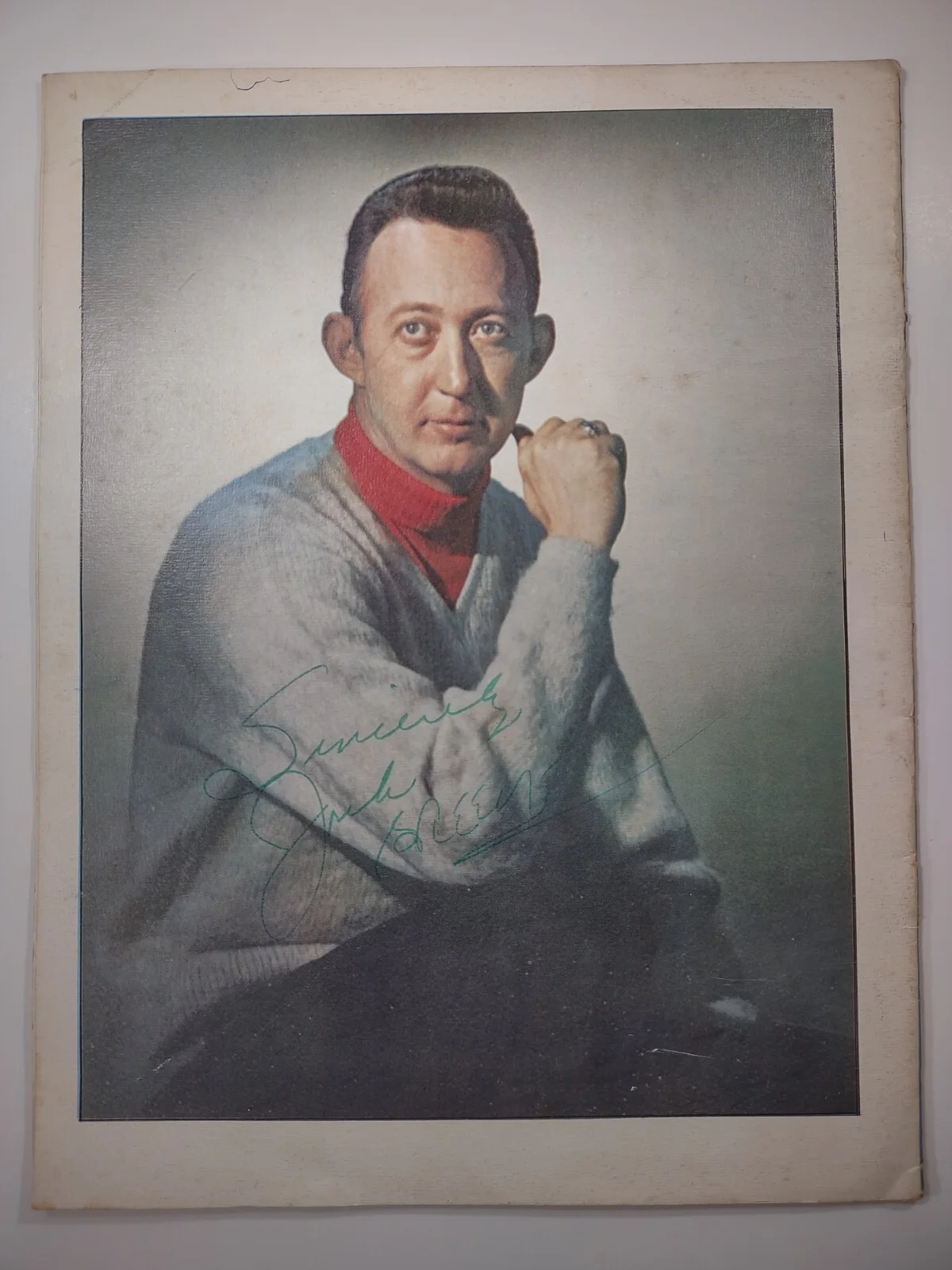 Autographed Jack Greene Promo Book Country Western Music Promotional Signed, изображение 4