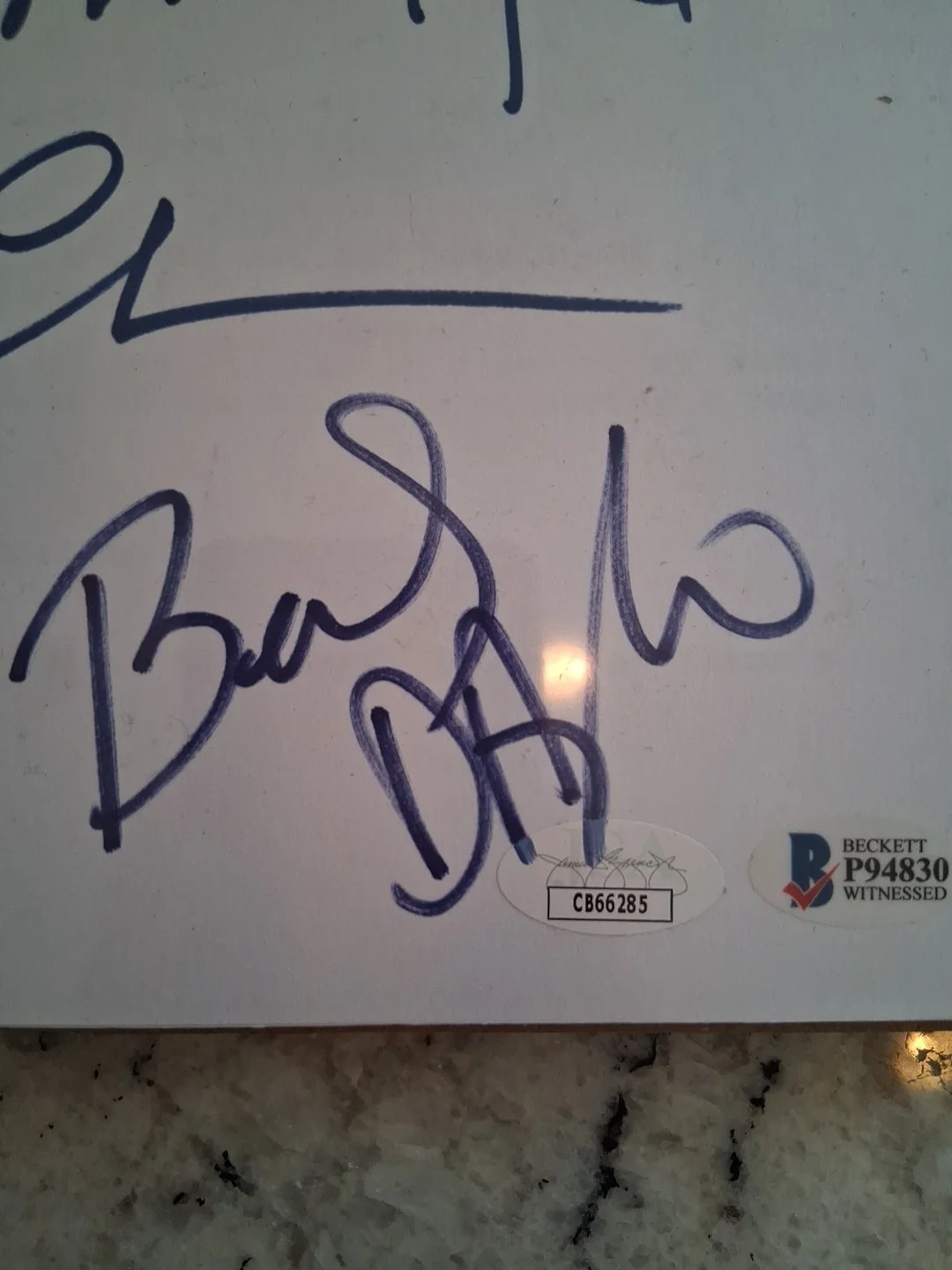 Chevy Chase, Anthony Michael Hall — Chevy Chase, Anthony Michael Hall, B. D'Angelo, Randy Quaid Signed & Verified..., image 4