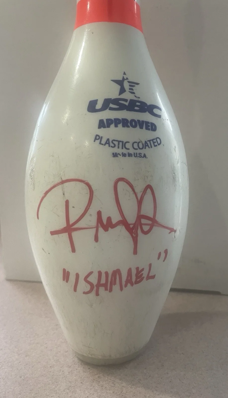 Randy Quaid — Randy Quaid “King Pin” Signed Bowling Pin JSA Certified, image 2
